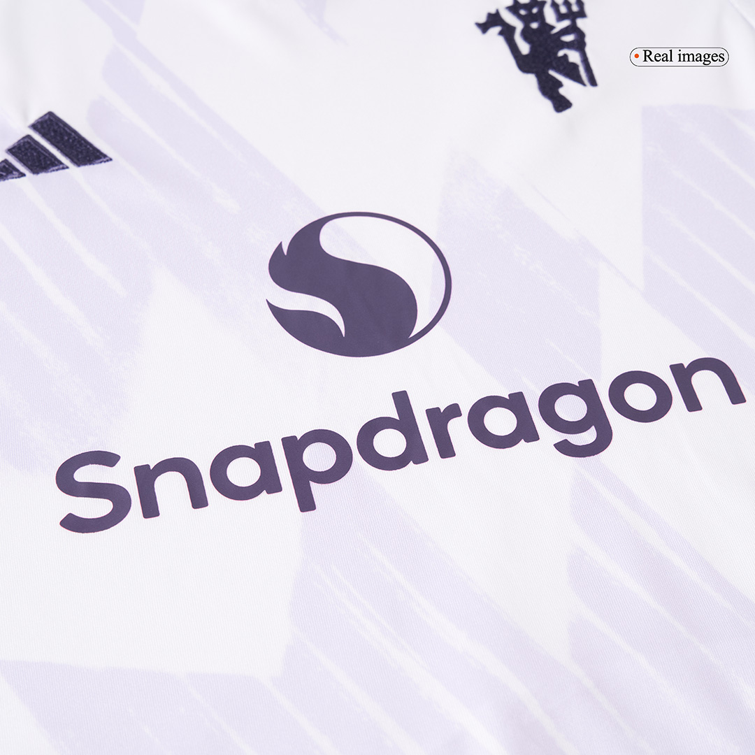 Manchester United Away Soccer Jersey Kit 2025/26 Kids(Jersey+Shorts) - gojersey