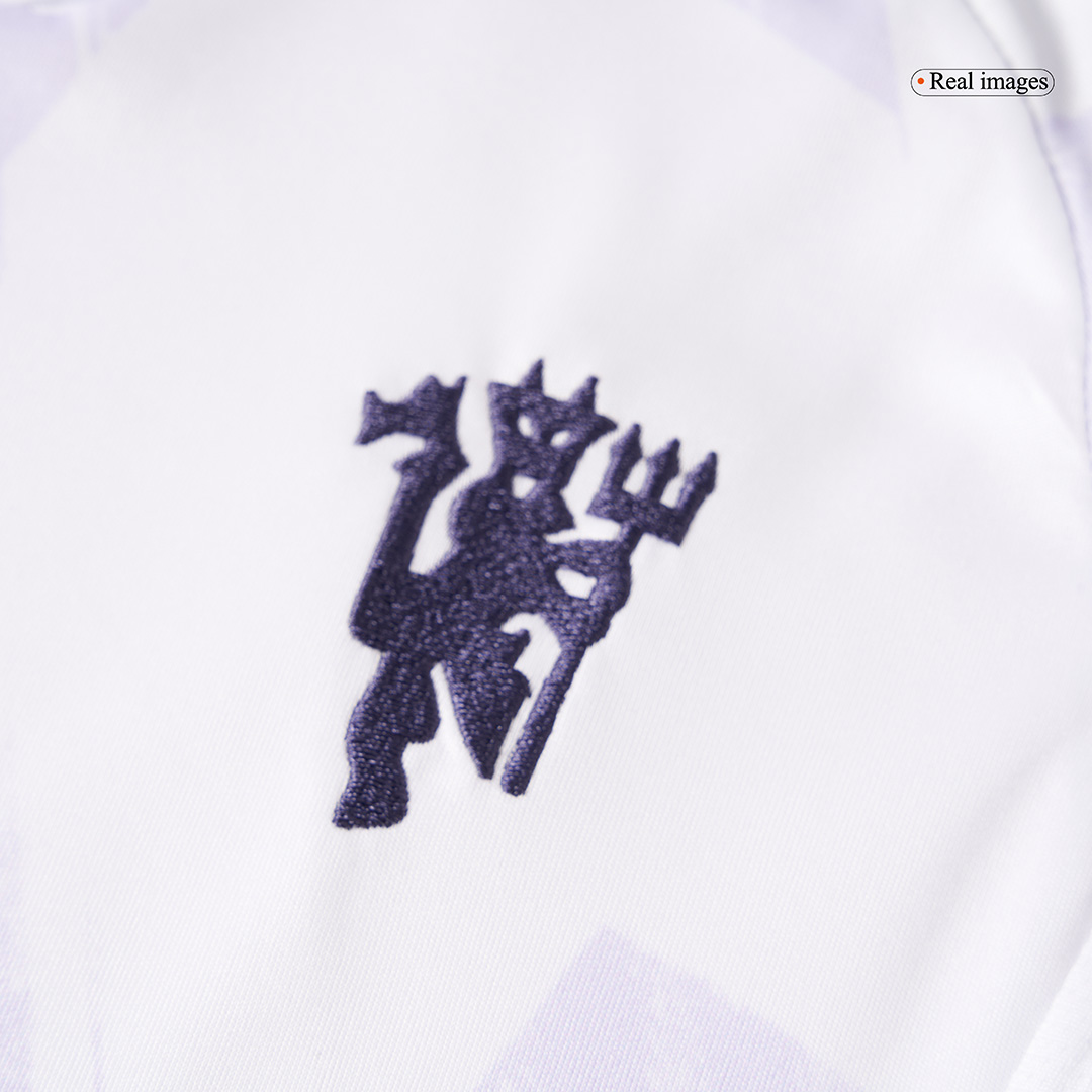 Manchester United Away Soccer Jersey Kit 2025/26 Kids(Jersey+Shorts) - gojersey