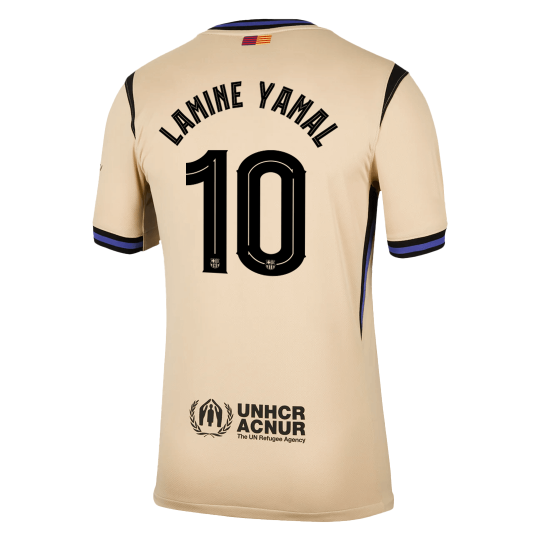 Barcelona LAMINE YAMAL #10 Away Soccer Jersey 2025/26 - UCL Edition - gojersey
