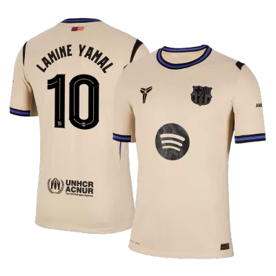 Barcelona LAMINE YAMAL #10 Away Soccer Jersey Authentic 2025/26 - UCL Edition - gojersey