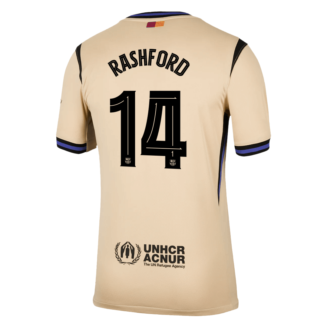 Barcelona RASHFORD #14 Away Soccer Jersey 2025/26 - UCL Edition - gojersey