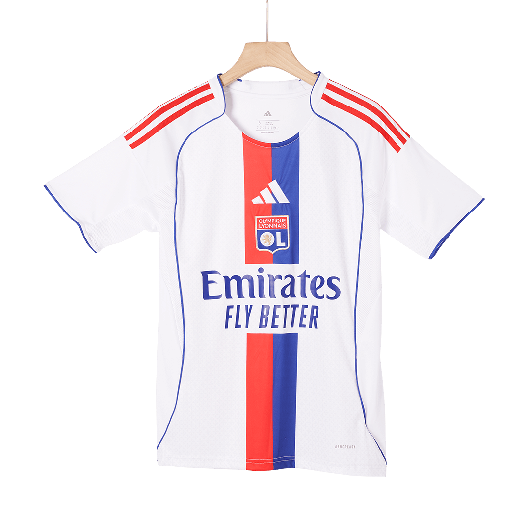Olympique Lyonnais Home Soccer Jersey 2025/26 - gojersey