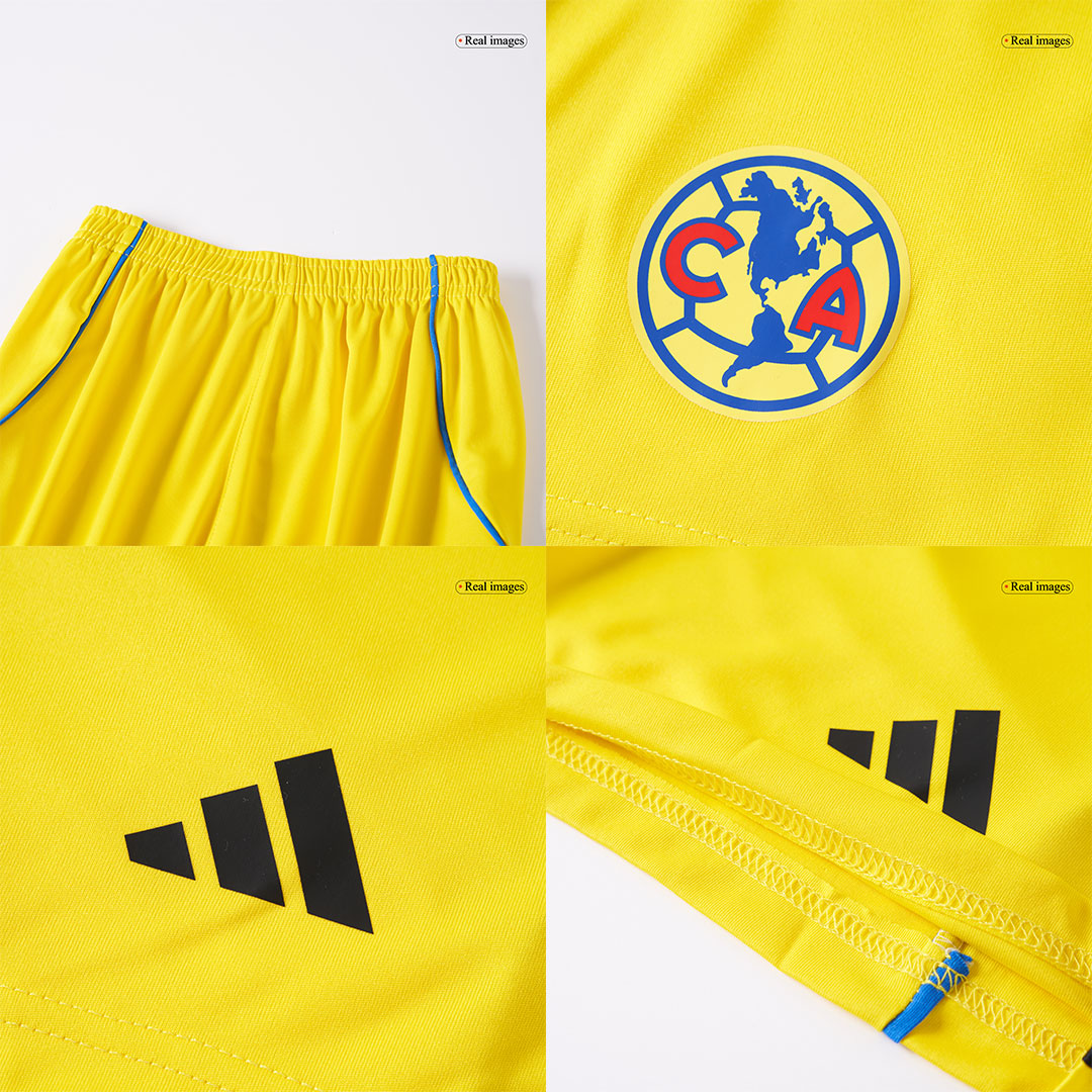 Club America Home Soccer Jersey Kit 2025/26 Kids(Jersey+Shorts) - gojersey