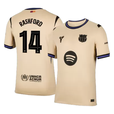Barcelona RASHFORD #14 Away Soccer Jersey 2025/26 - UCL Edition - gojersey