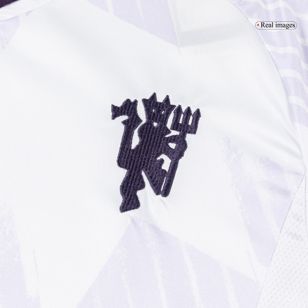Manchester United Long Sleeve Away Soccer Jersey 2025/26 - gojersey