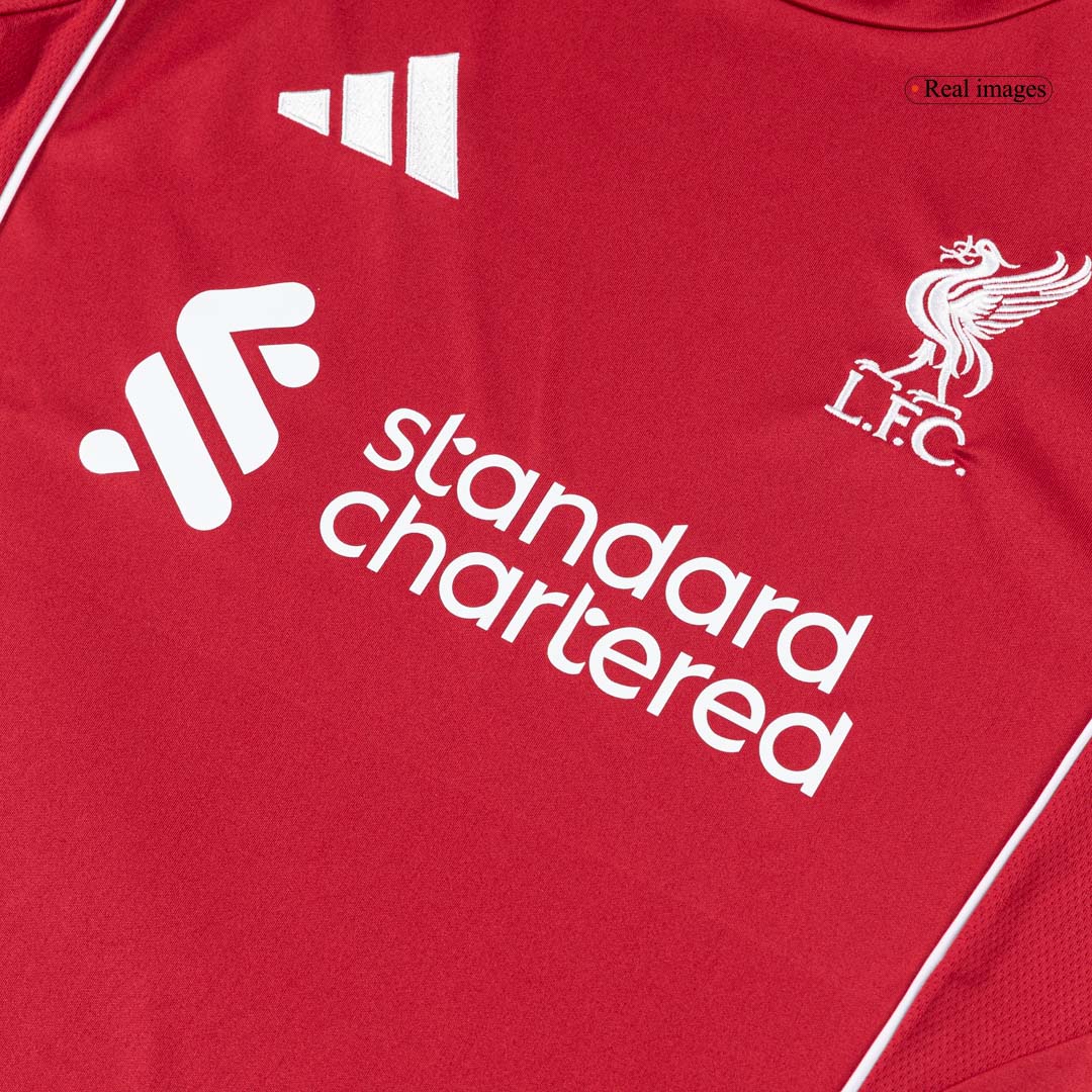 Liverpool Home Soccer Jersey 2025/26 - gojersey