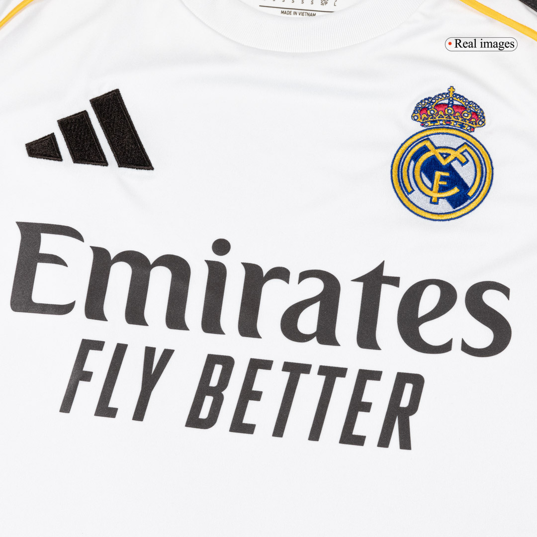 Real Madrid Home Soccer Jersey 2025/26 White - gojersey