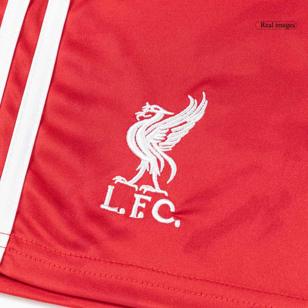 Liverpool Home Soccer Jersey Kit 2025/26 Kids(Jersey+Shorts) - gojersey
