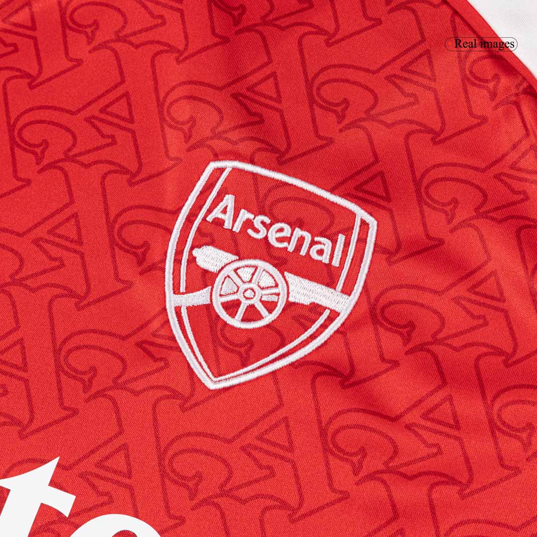 RICE #41 Arsenal Home Soccer Jersey 2025/26 Red - gojersey