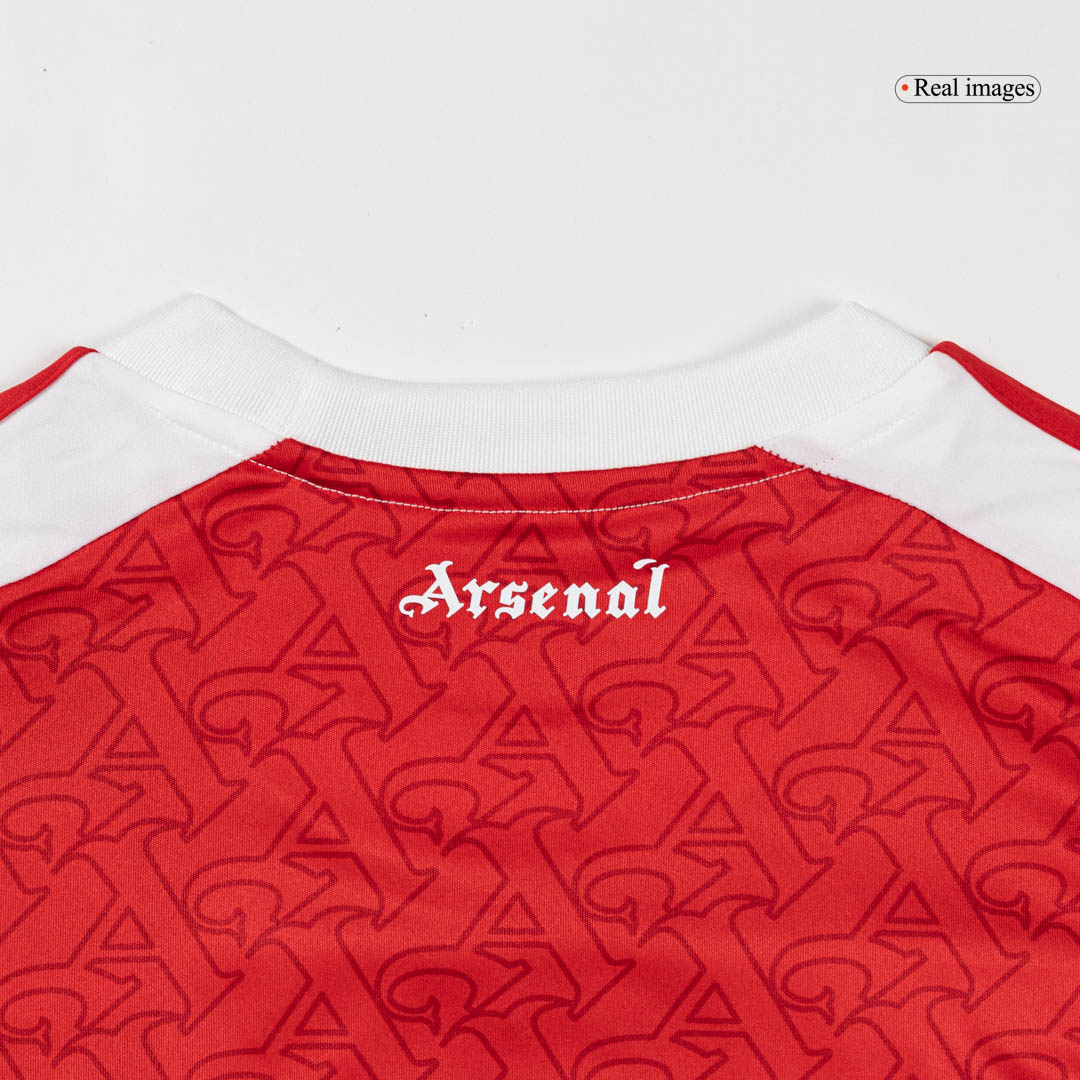RICE #41 Arsenal Home Soccer Jersey 2025/26 Red - gojersey