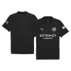 Manchester City Away Soccer Jersey 2025/26 Black - gojersey