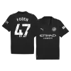 FODEN #47 Manchester City Away Soccer Jersey 2025/26 Black - gojersey