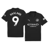 HAALAND #9 Manchester City Away Soccer Jersey 2025/26 Black - gojersey