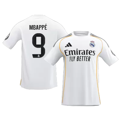 Real Madrid MBAPPÉ #9 Home Soccer Jersey 2025/26 - gojersey