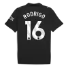 RODRIGO #16 Manchester City Away Soccer Jersey 2025/26 Black - gojersey