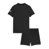 Kid's Manchester City Away Soccer Jersey Kit(Jersey+Shorts) 2025/26 Black - gojersey