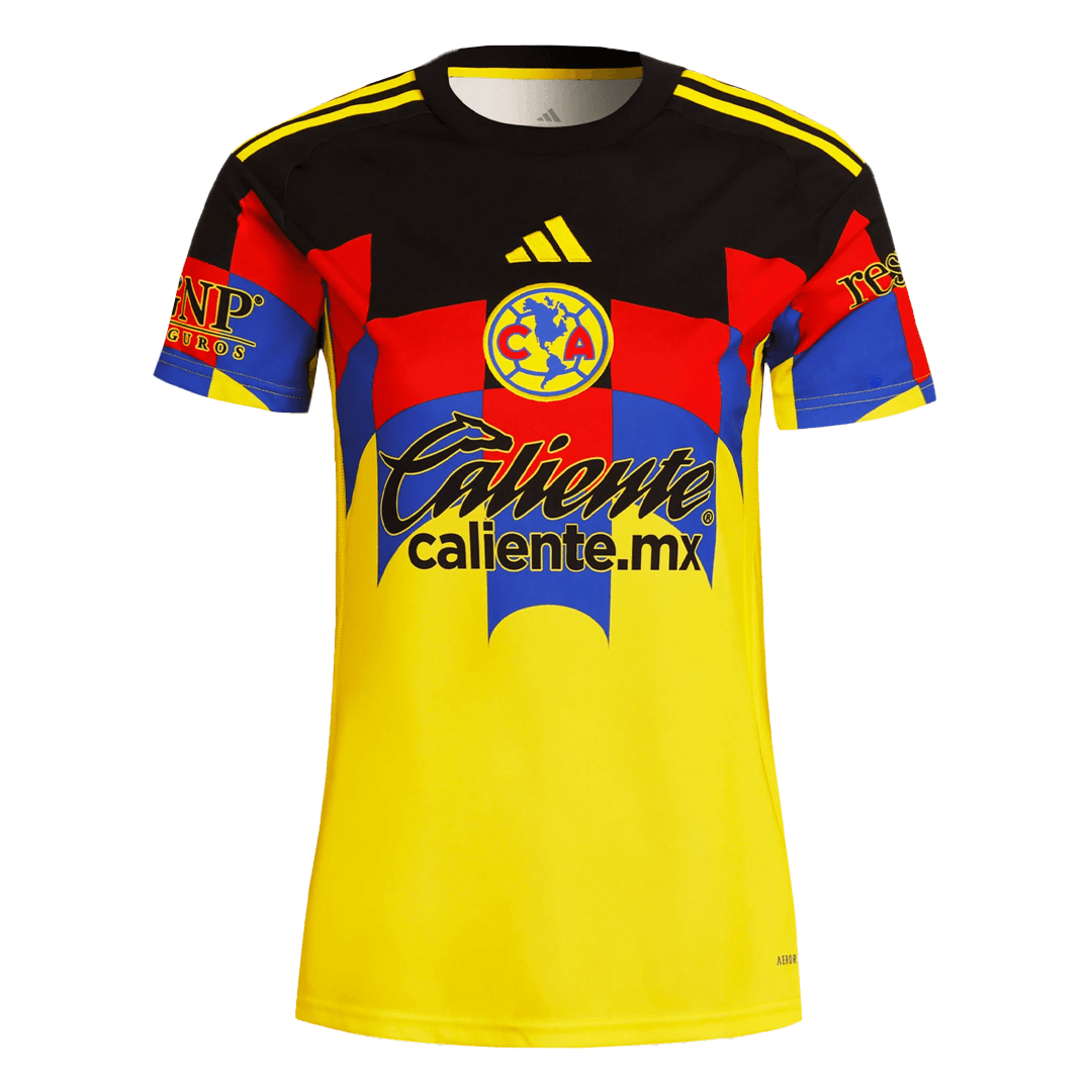Women's Club America Home Soccer Jersey 2025/26 - gojersey