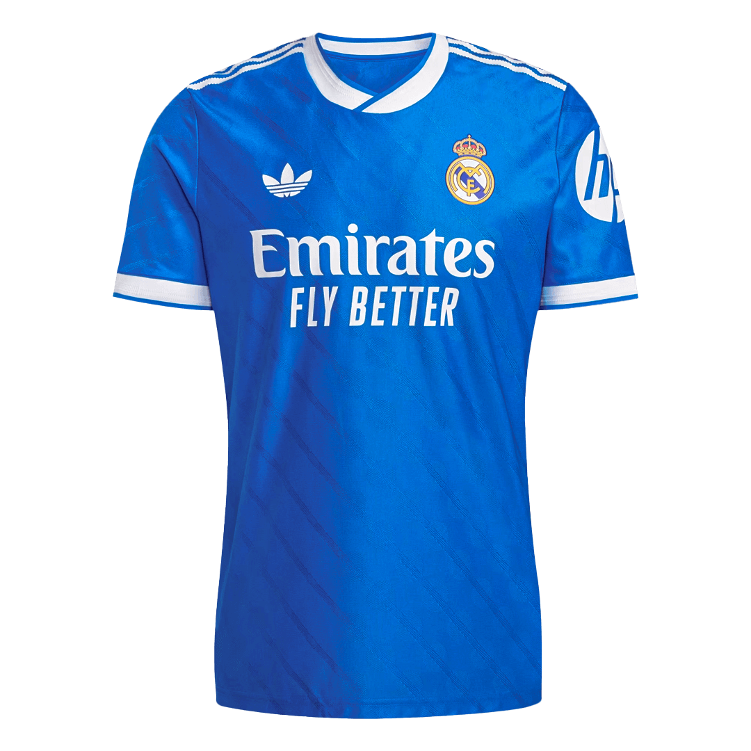 ARDA GÜLER #15 Authentic Real Madrid Third Away Soccer Jersey 2025/26 Blue - gojersey