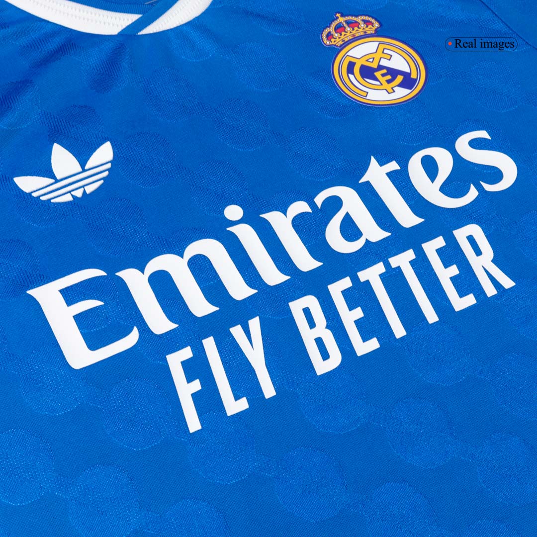ARDA GÜLER #15 Authentic Real Madrid Third Away Soccer Jersey 2025/26 Blue - gojersey