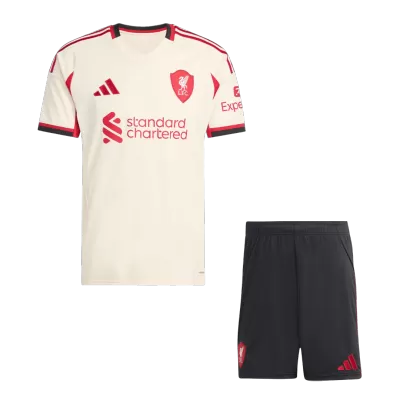 Liverpool Away Soccer Jersey Kit 2025/26 (Jersey+Shorts) - gojersey