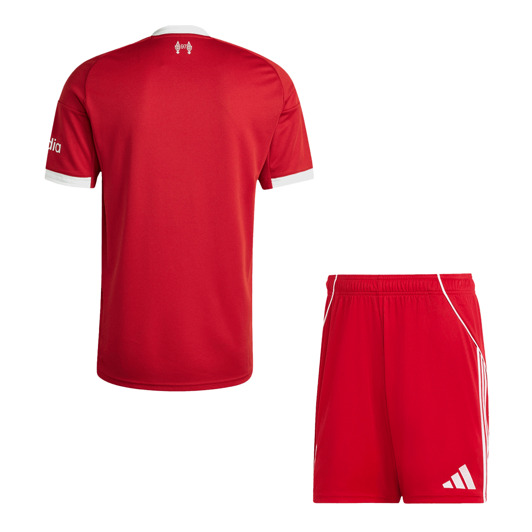 Liverpool Home Soccer Jersey Kit 2025/26 (Jersey+Shorts) - gojersey