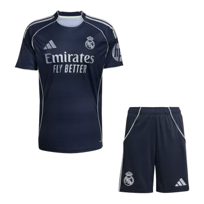 Real Madrid Away Soccer Jersey Kit 2025/26 (Jersey+Shorts) - gojersey