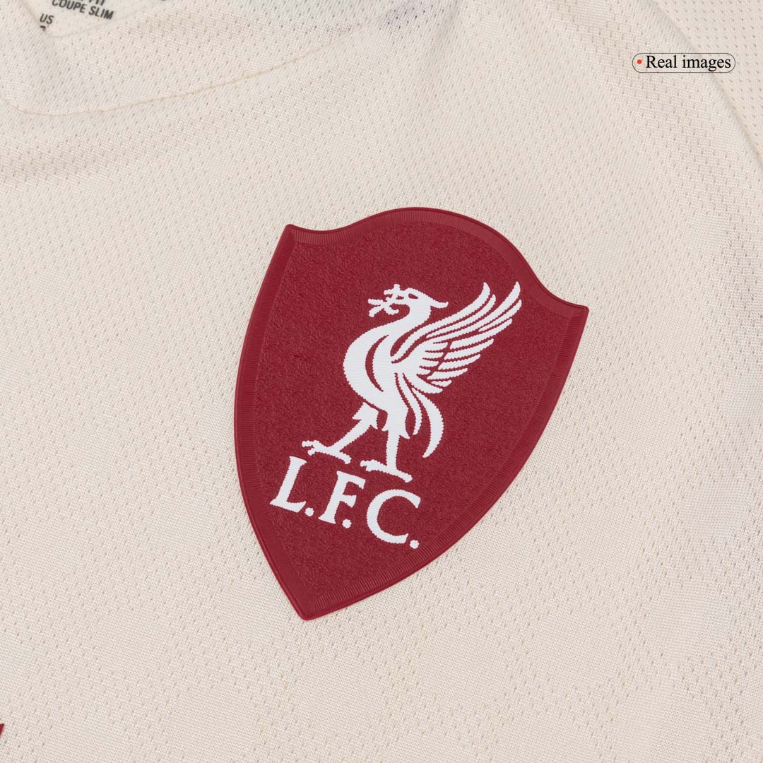 Authentic Liverpool Away Soccer Jersey 25/26 White - gojersey