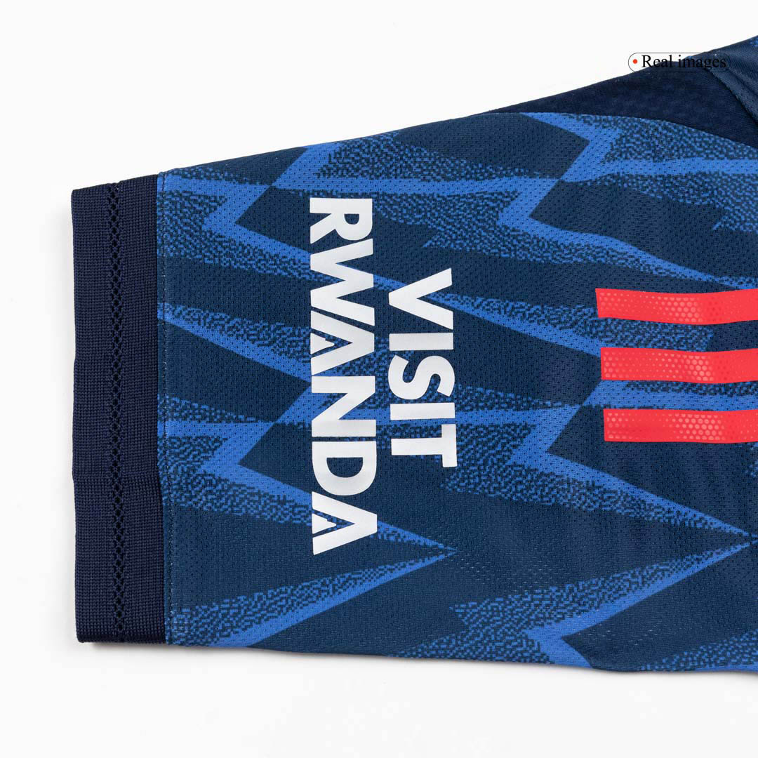 SAKA #7 Authentic Arsenal Away Soccer Jersey 2025/26 Blue - gojersey