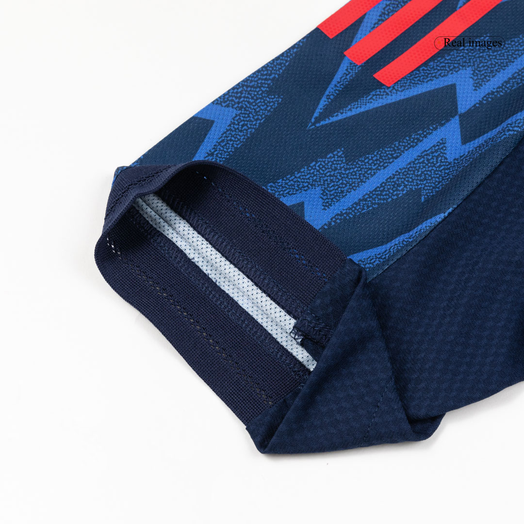 SAKA #7 Authentic Arsenal Away Soccer Jersey 2025/26 Blue - gojersey