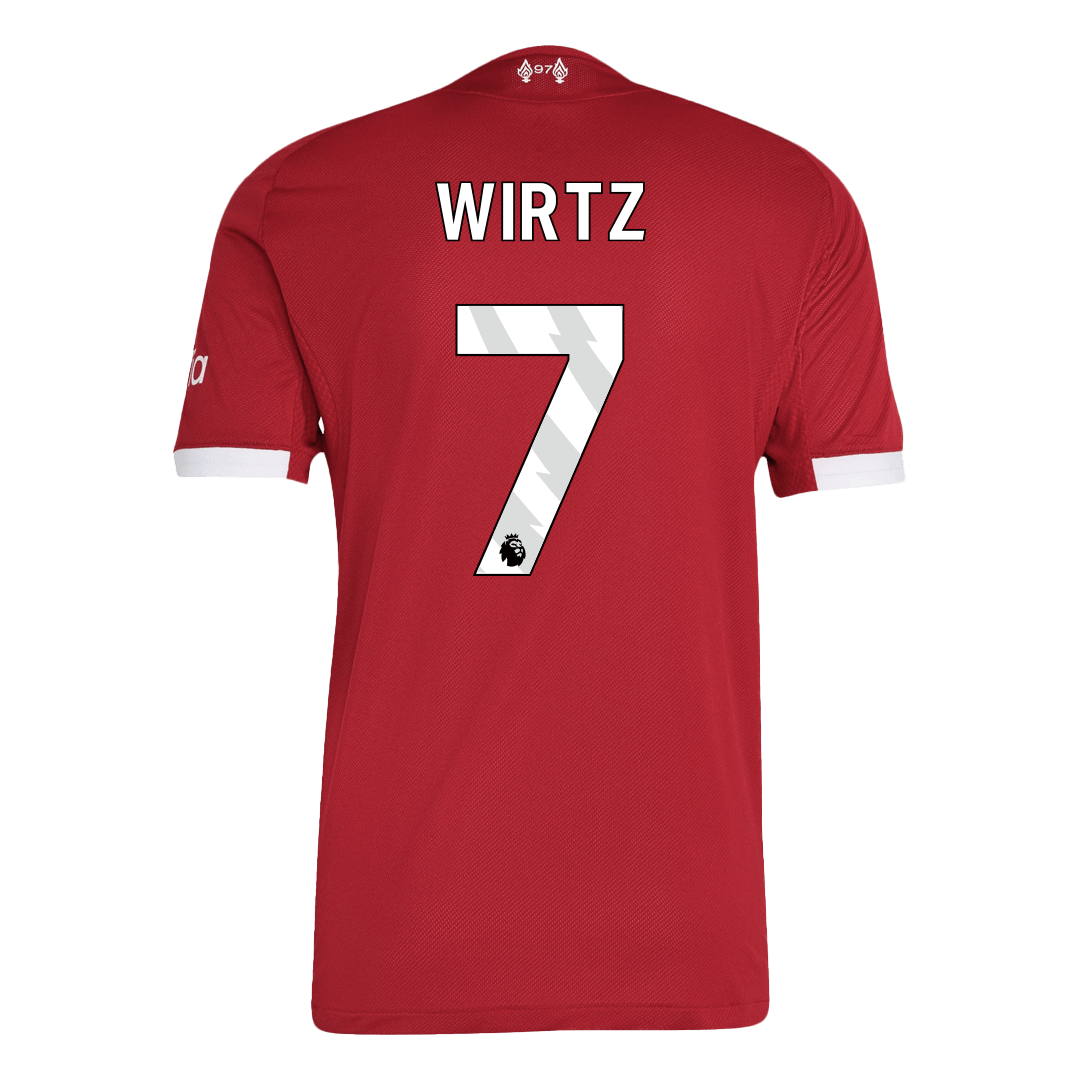 Liverpool WIRTZ #7 Home Soccer Jersey Authentic 2025/26 - gojersey