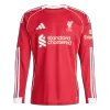 Liverpool Home Soccer Jersey Retro 2025/26 - Long Sleeve - gojersey