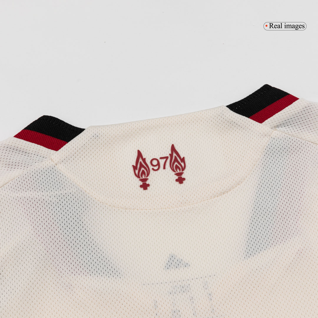 Authentic Liverpool Away Soccer Jersey 25/26 White - gojersey