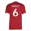 Liverpool KERKEZ #6 Home Soccer Jersey Authentic 2025/26 - gojersey