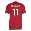 Liverpool M.SALAH #11 Home Soccer Jersey Authentic 2025/26 - gojersey