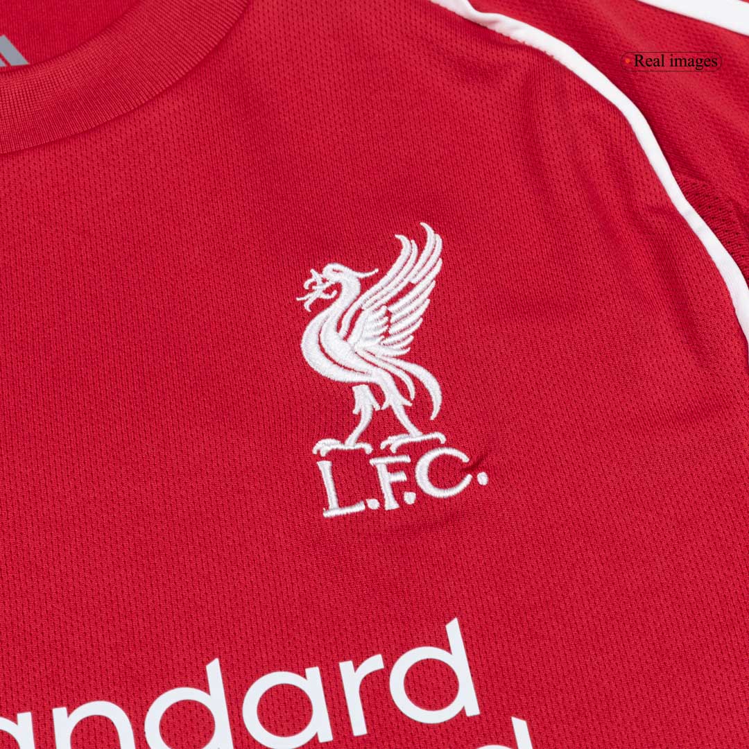 Women's Liverpool Home Soccer Jersey 2025/26 - gojersey