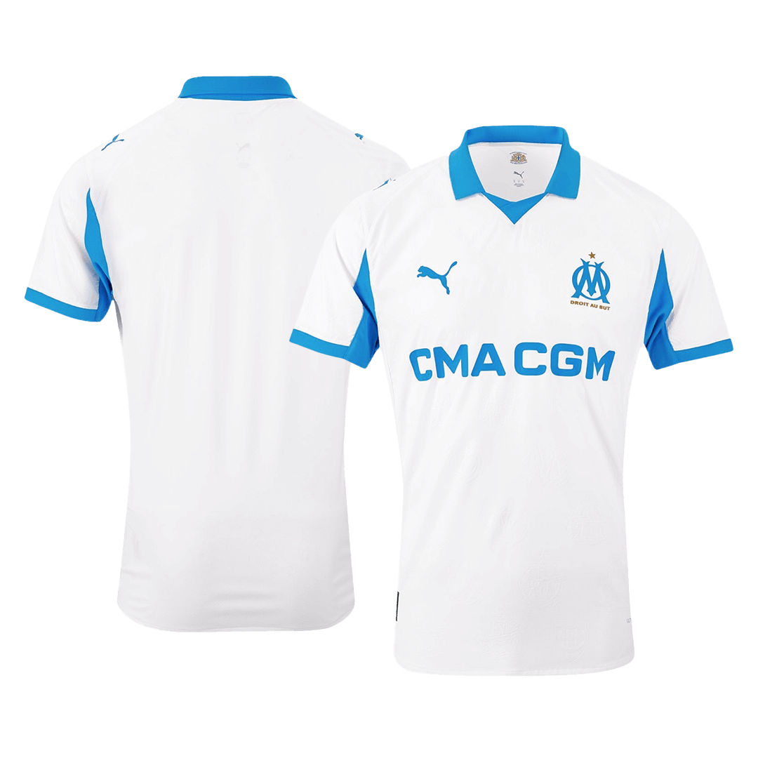 Marseille Home Soccer Jersey Authentic 2025/26 - gojersey