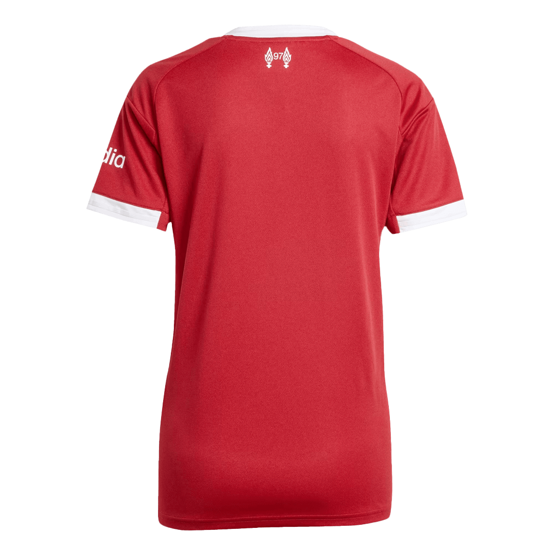Women's Liverpool Home Soccer Jersey 2025/26 - gojersey