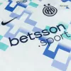 Kid's Inter Milan Away Soccer Jersey Kit(Jersey+Shorts) 2025/26 White - gojersey