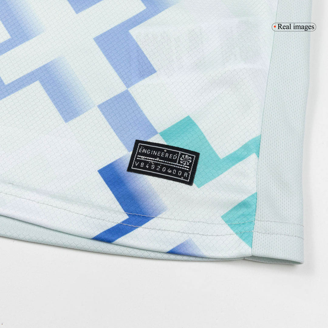 Kid's Inter Milan Away Soccer Jersey Kit(Jersey+Shorts) 2025/26 White - gojersey