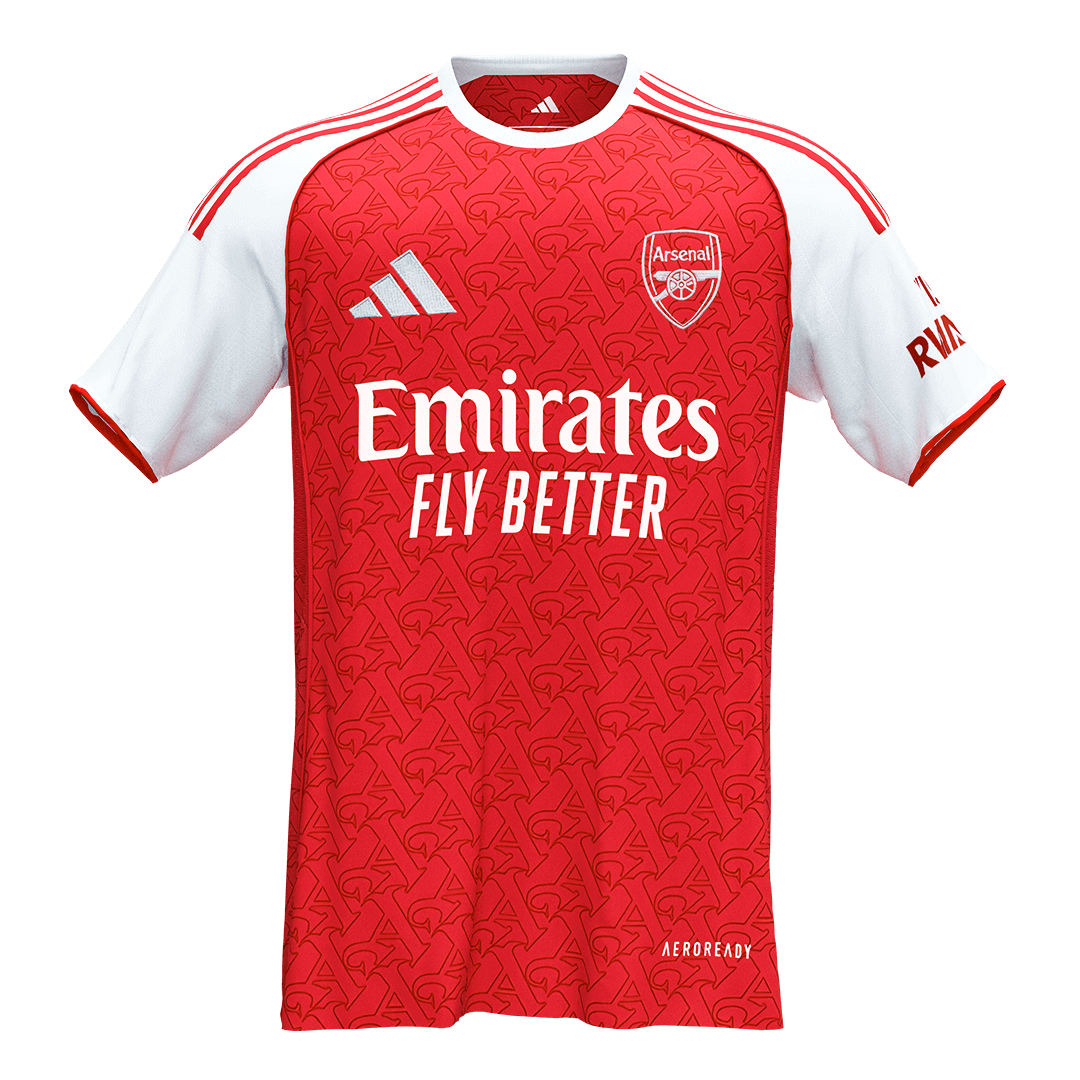 Arsenal Home Soccer Jersey 2025/26 Red - gojersey