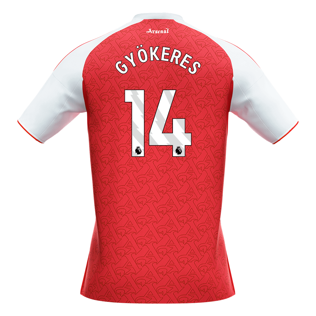 Arsenal GYÖKERES #14 Home Soccer Jersey 2025/26 - gojersey