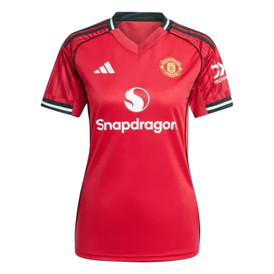 Women's Manchester United Home Soccer Jersey 2025/26 - gojersey