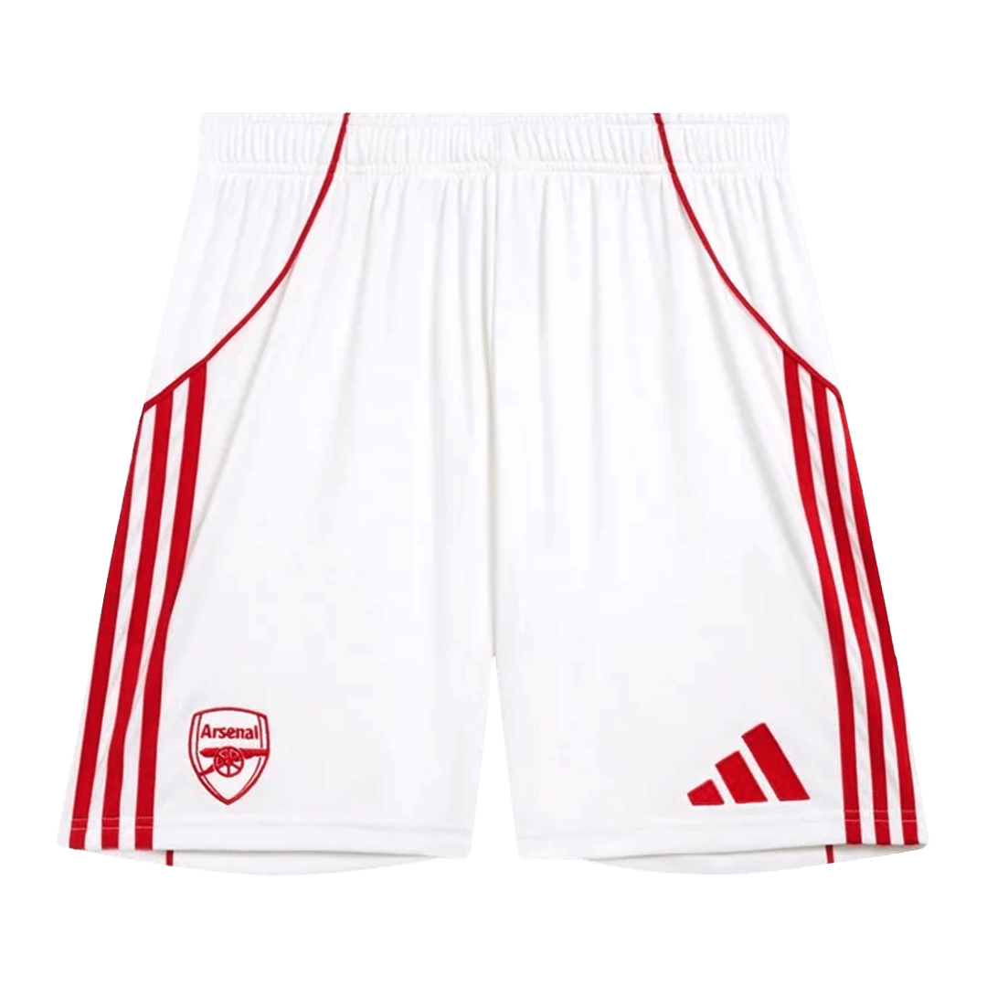 Arsenal Home Soccer Shorts 2025/26 - gojersey