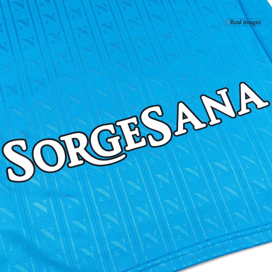 A Napoli Home Soccer Jersey 2025/26 Blue - gojersey