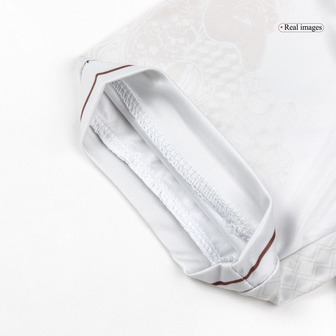 Kid's 25/26 Napoli Away Kit(Jersey+Shorts) White - gojersey