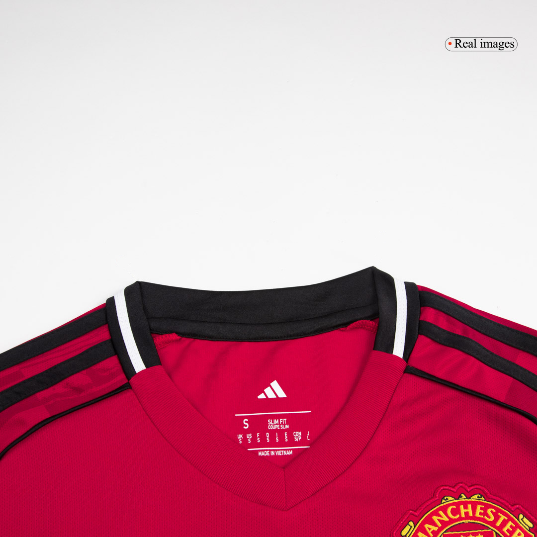 Manchester United Home Soccer Jersey Kit 2025/26 (Jersey+Shorts) - gojersey
