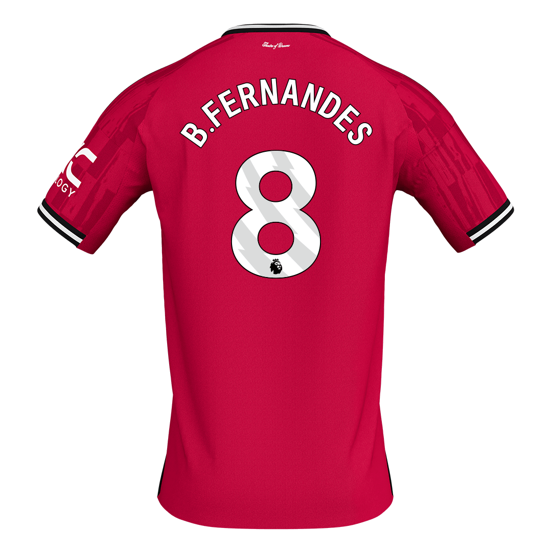 Manchester United B.FERNANDES #8 Home Soccer Jersey 2025/26 - gojersey