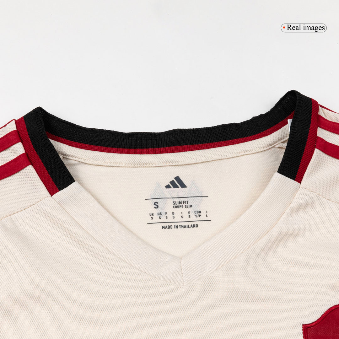 Liverpool Away Soccer Jersey Retro 2025/26 - Long Sleeve - gojersey