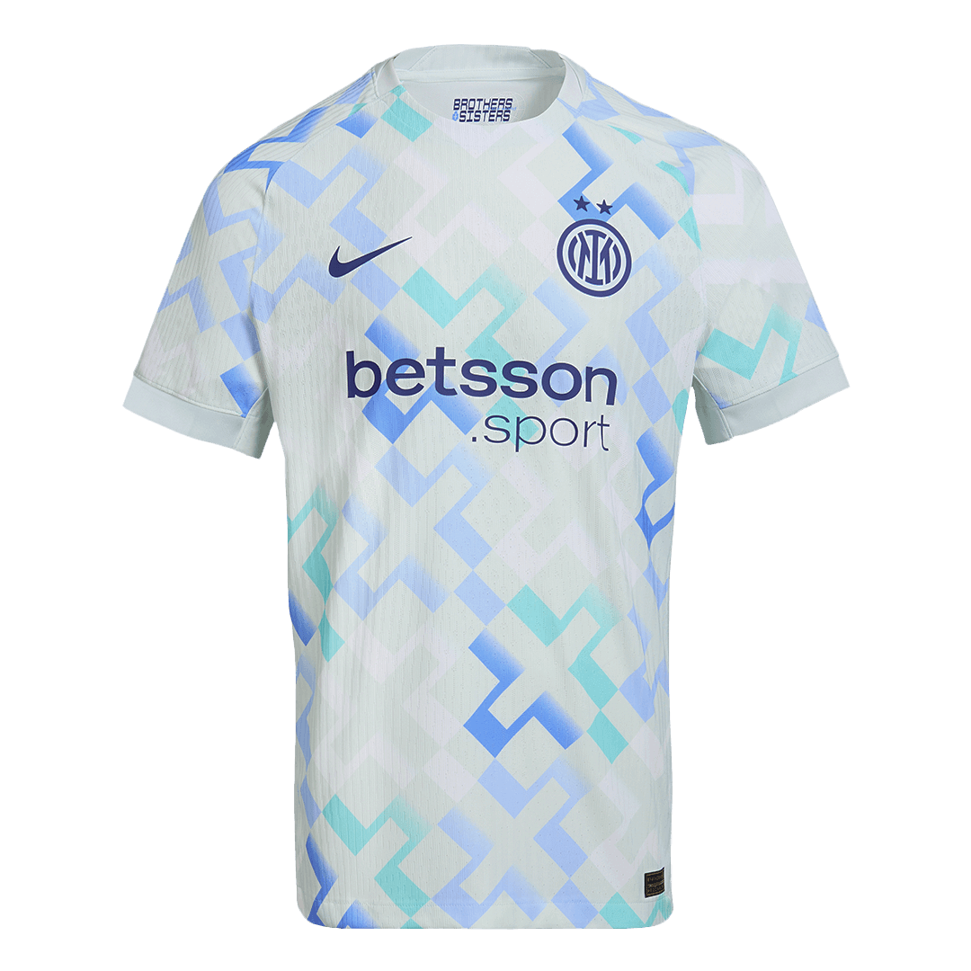 Authentic Inter Milan Away Soccer Jersey 2025/26 Blue - gojersey