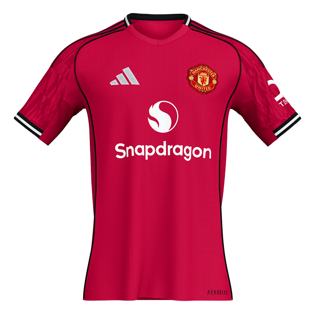 Manchester United Home Soccer Jersey 2025/26 Red - gojersey
